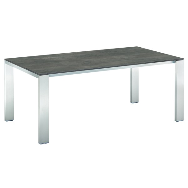 Niehoff Garden Tisch Newport Ausführung HPL Granit-Design, abweichendes Maß 100x180cm