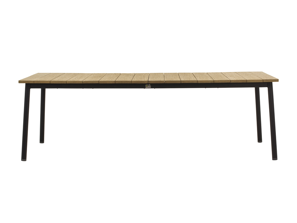 Apple Bee Milou Tisch Teak natural Schwarz 240x100cm