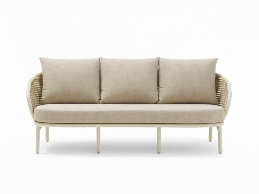 Apple Bee Pine Key 3-Sitzer Sofa oyster 191cm