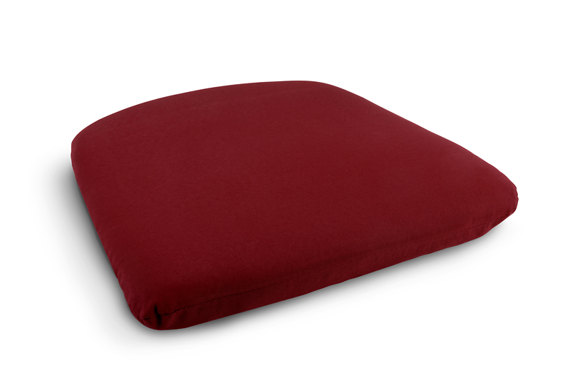 Niehoff Nizza Sitzkissen bordeaux-rot, 38x38cm Niehoff Nizza Sitzkissen bordeaux-rot, 38x38cm