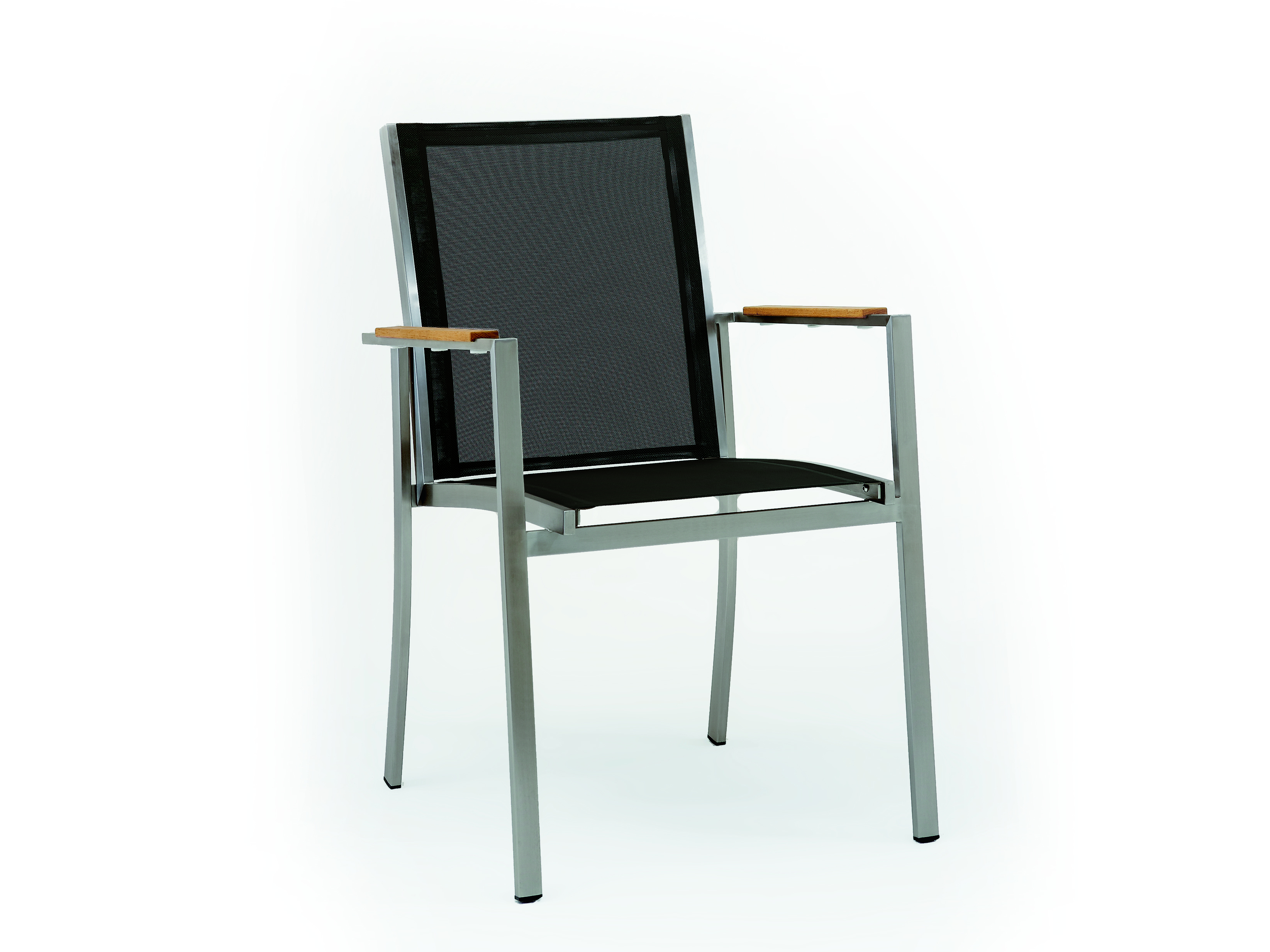 Niehoff Nina Stuhl Batyline schwarz, Teak Niehoff Nina Stuhl Batyline schwarz, Teak