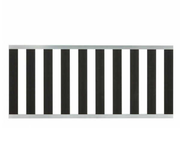 WPC Vorgartenzaun Deluxe 180x80cm Anthrazit