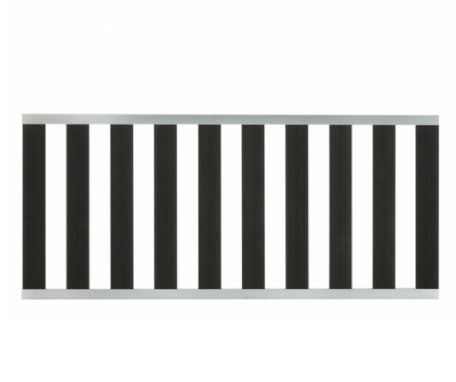 WPC Vorgartenzaun Deluxe 180x80cm Anthrazit