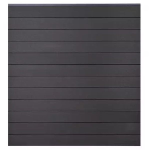 GrojaSolid BPC Steckzaun-Set 180x180cm anthrazitgrau