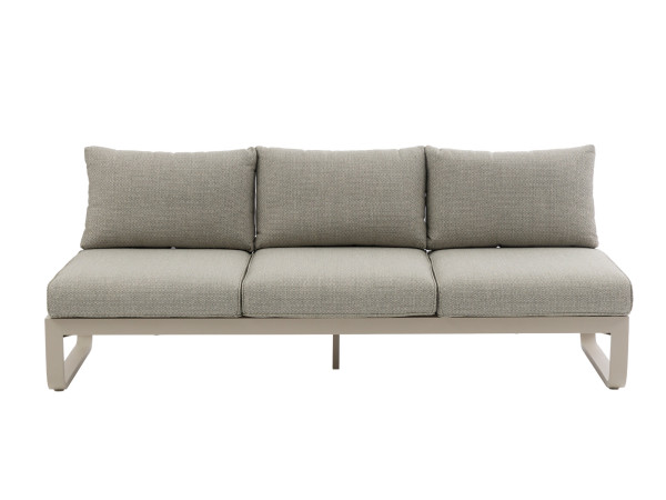 Zebra Fly Lounge 3-Sitzer light taupe