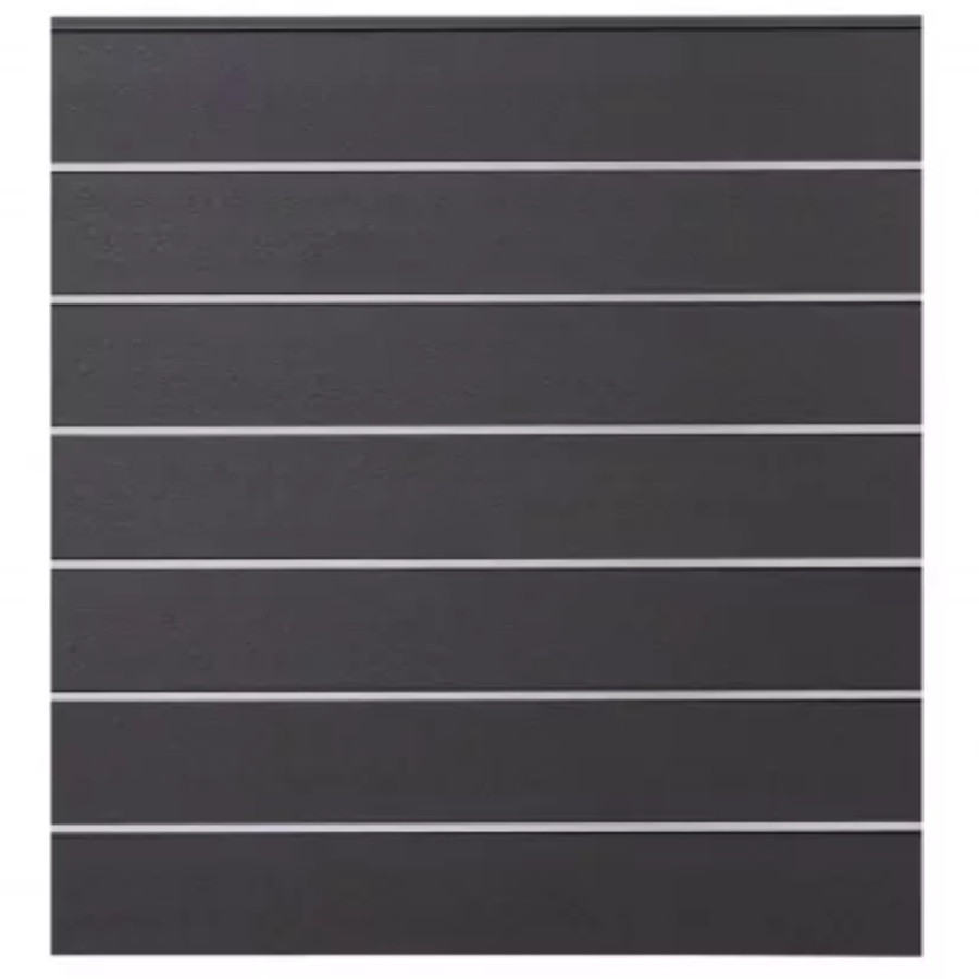 GrojaSolid Grande Premium Steckzaun-Set BPC 180x180cm anthrazitgrau-Leiste DB703