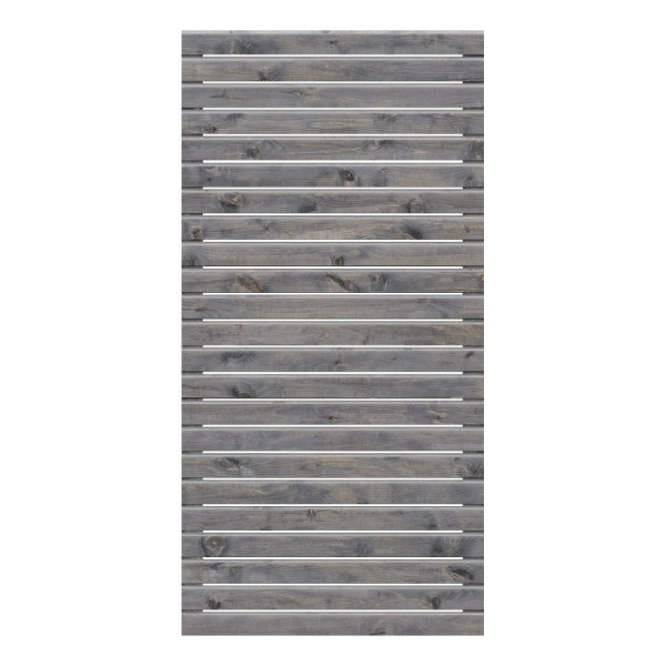Rhombus Sichtschutzzaun Kiefer KDI Grau 90x180cm