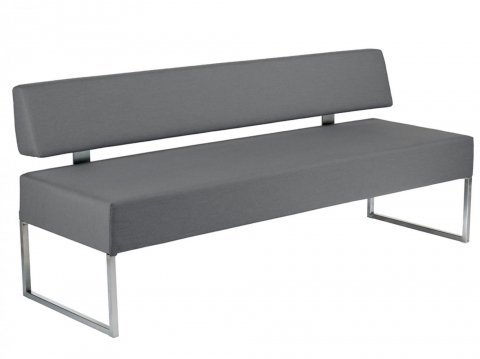 Niehoff Niden Vollpolsterbank 180cm, Sunbrella grau Niehoff Niden Vollpolsterbank 180cm, Sunbrella grau
