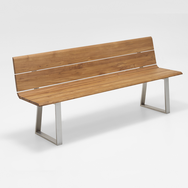 Niehoff Nova Massivholzbank 180cm, Teak-geölt