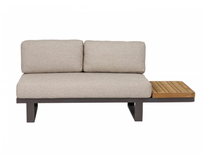 Apple Bee Mura Taupe Loungesofa, Ablage links Apple Bee Mura Taupe Loungesofa, Ablage links