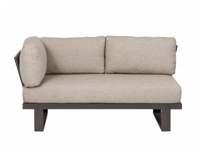 Apple Bee Mura Taupe Loungesofa, Armlehne rechts