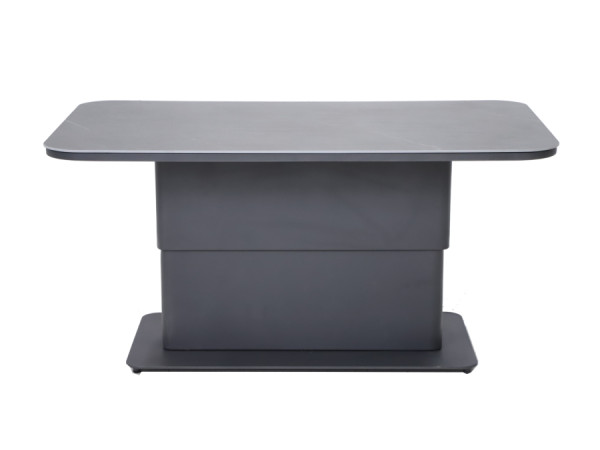 Focosa Tisch im ausgefahrenen Zustand.