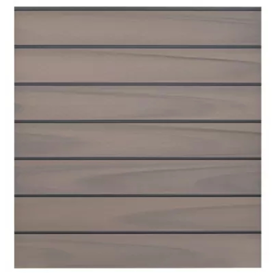 GrojaSolid Grande Premium BPC Steckzaun-Set 180x180cm BiColor co-extrudiert- Leiste DB703