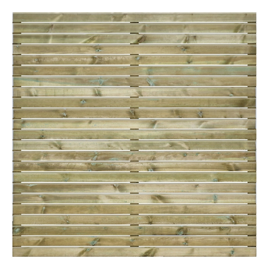 Rhombus Sichtschutzzaun Kiefer KDI Grün 180x180cm