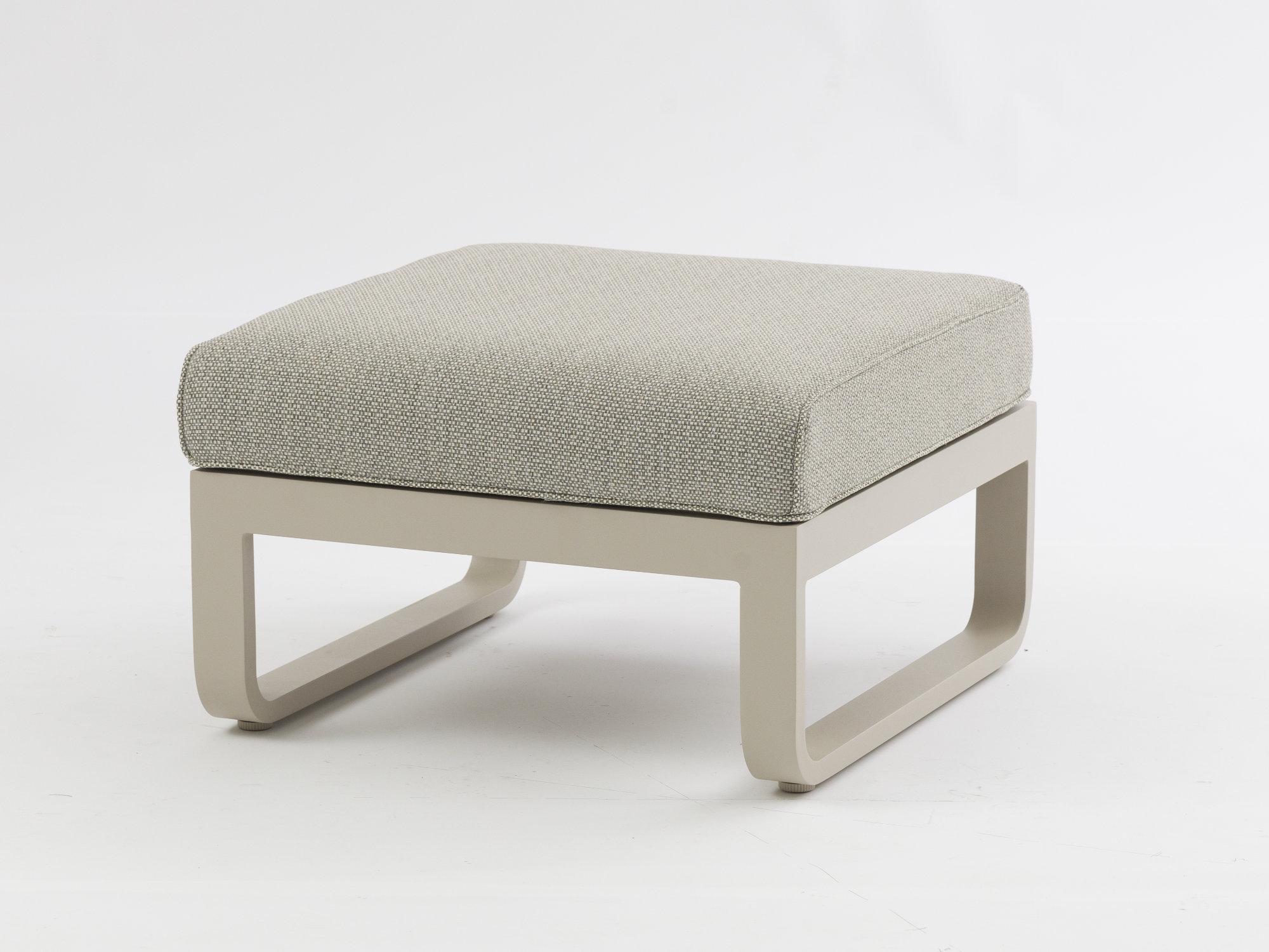 Zebra Fly Lounge Hocker light taupe
