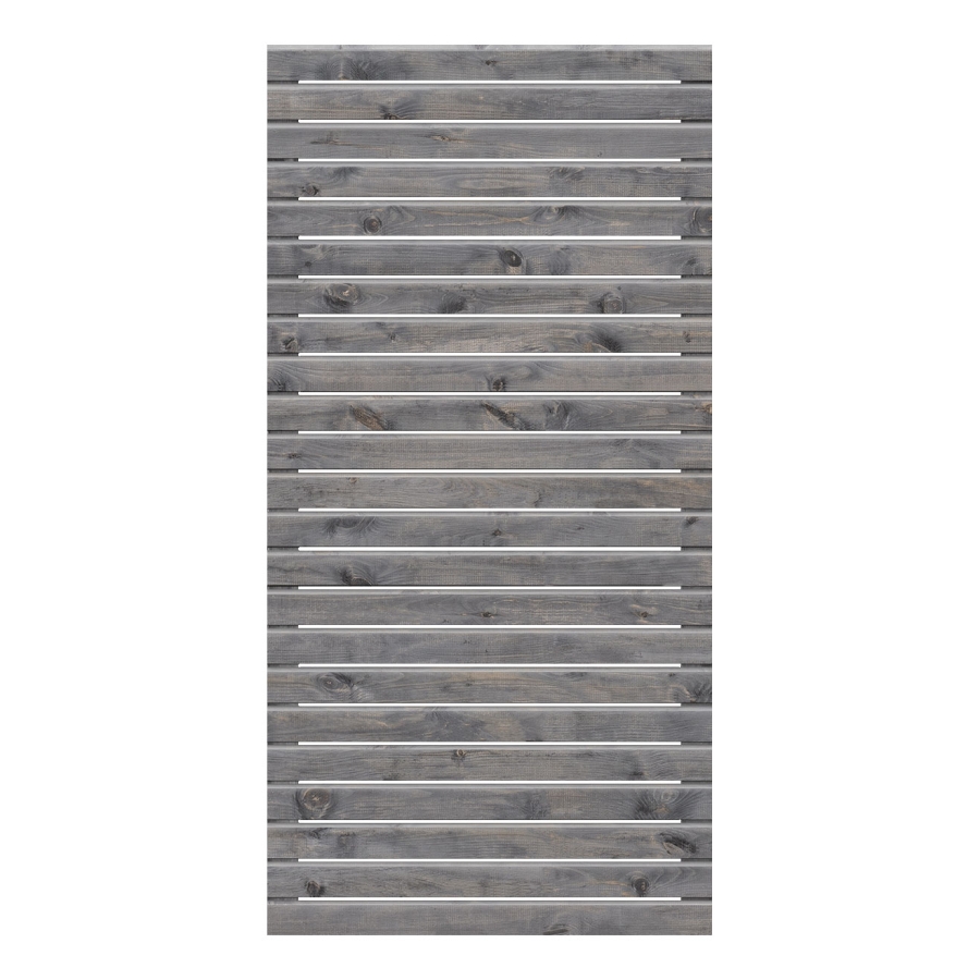Rhombus Sichtschutzzaun Kiefer KDI Grau 90x180cm