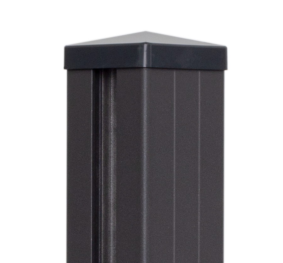 Torpfosten GroJaLumino 9x9x240 cm Anthrazit(einbetonieren)