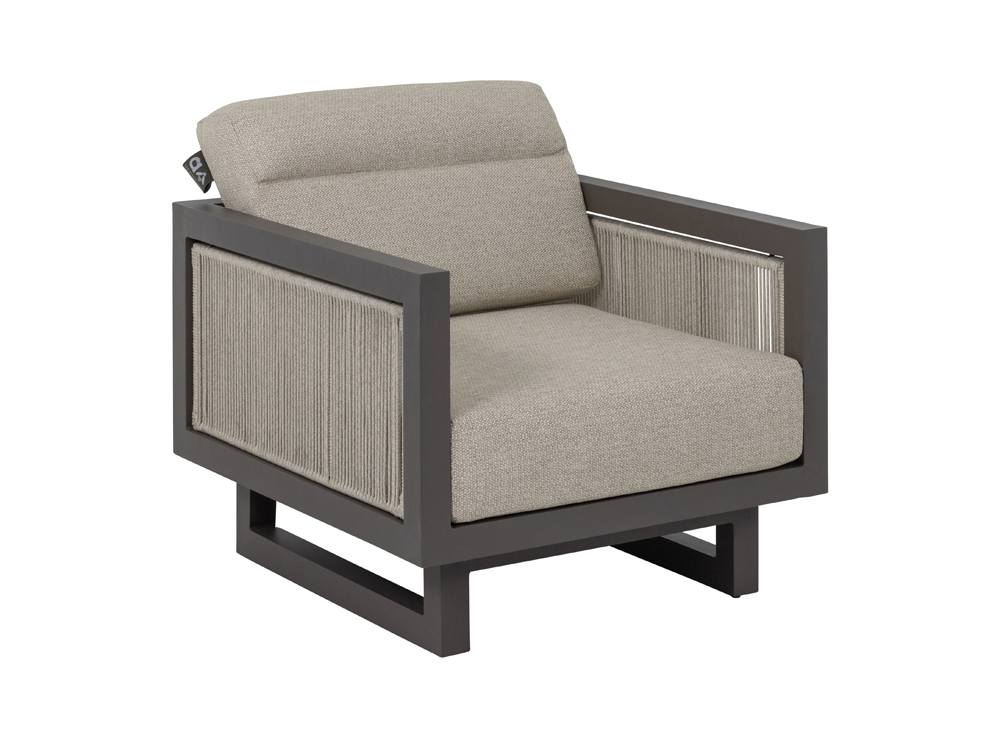 Apple Bee Santorini Loungesessel, Seiten bespannt (Rope)