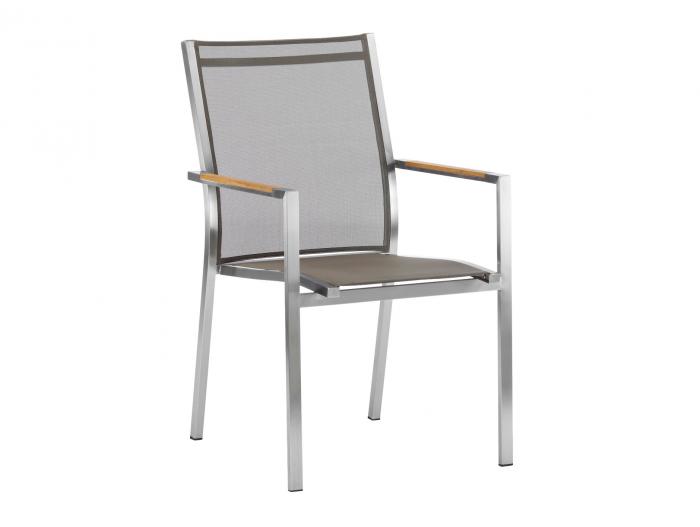 Zebra One Stapelsessel Taupe Zebra One Stapelsessel Taupe