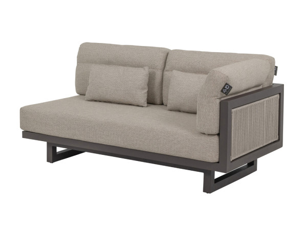 Apple Bee Santorini Loungesofa links, Seite bespannt (Rope)