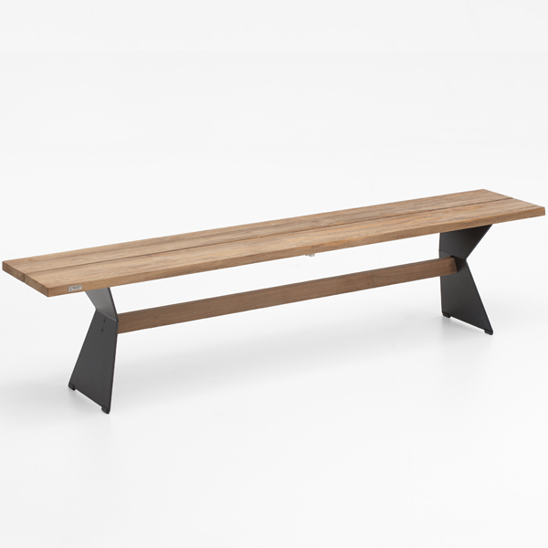 Niehoff Nero Bank 200cm, Teak recycelt Niehoff Nero Bank 200cm, Teak recycelt