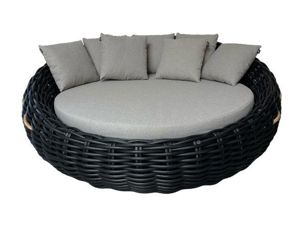 Apple Bee Cocoon Daybed Black Wash inkl. Kissen 220x220x69cm