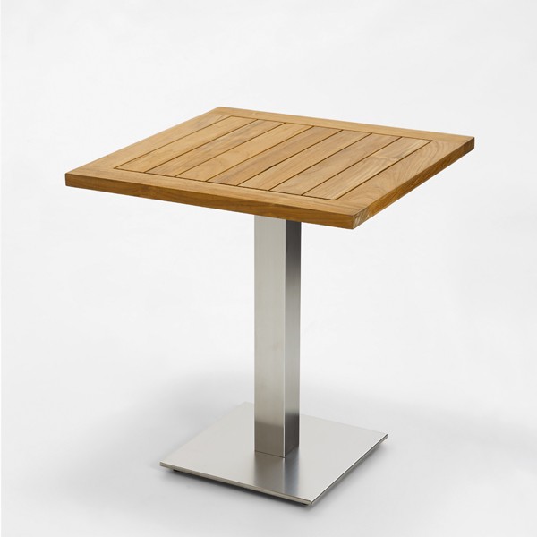 Niehoff Bistro Tisch quadratisch 81x81cm, Teak geölt