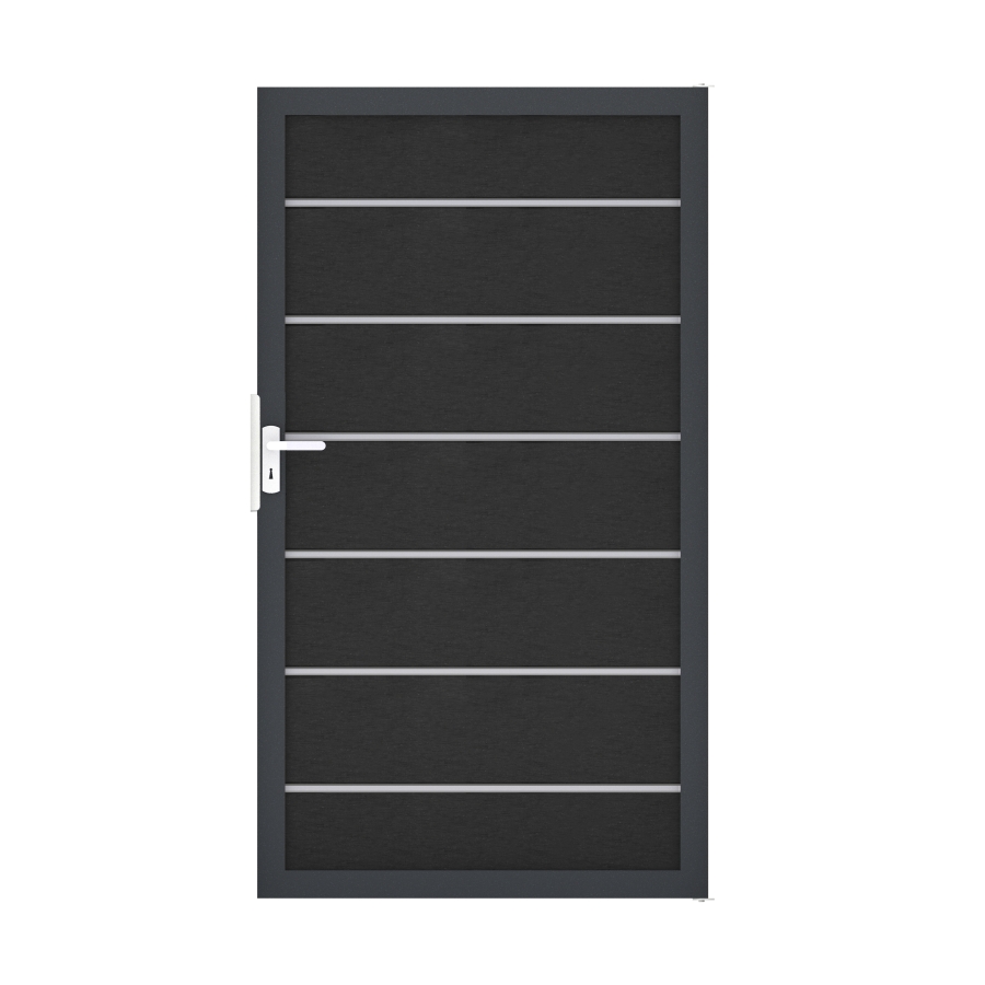 GrojaSolid Grande Premium BPC Universal Tor 100x180cm anthrazitgrau- Rahmen DB703
