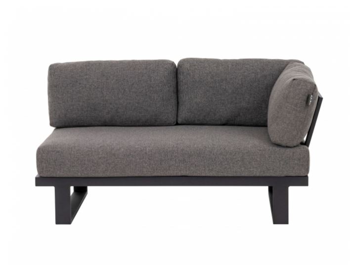 Apple Bee Mura Black Loungesofa, Armlehne links