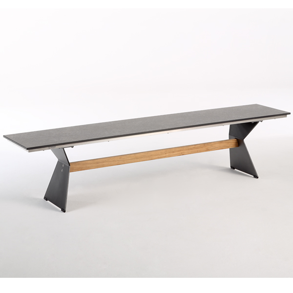 Niehoff Nero Bank Ausführung HPL Beton, abweichende Breite 220cm Niehoff Nero Bank Ausführung HPL Beton, abweichende Breite 220cm