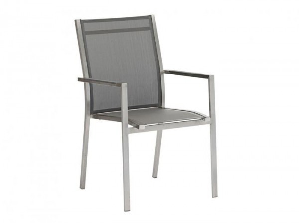 Zebra One Tex Stapelsessel Dark grey