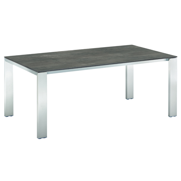 Niehoff Newport Tisch verlängerbar 100x180cm, HPL Granit-Design Niehoff Newport Tisch verlängerbar 100x180cm, HPL Granit-Design