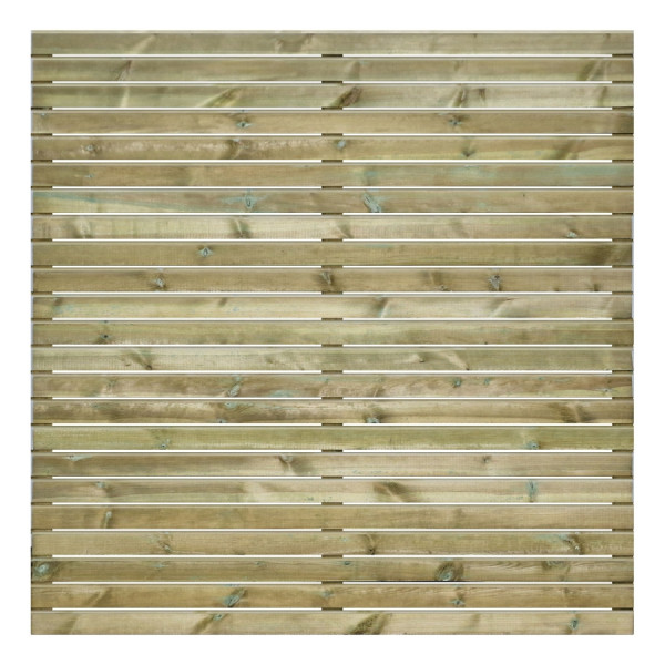 Rhombus Sichtschutzzaun Kiefer KDI Grün 180x180cm