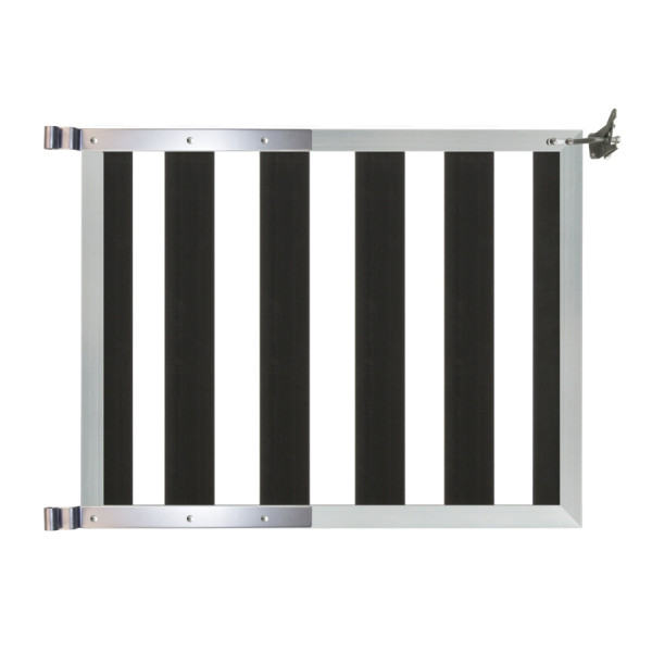 WPC Vorgartenzaun-Tor Deluxe Anthrazit 100x80cm