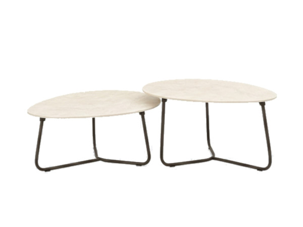 Apple Bee Pine Key Loungetisch Set bronze