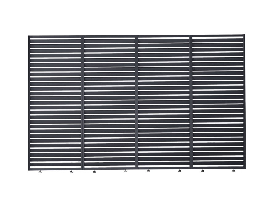 MWH Abierto Lamellen-Seitenwand 371x234,5cm