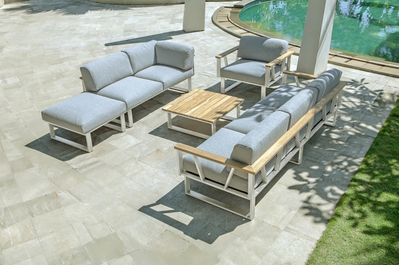 Zebra Gartenmöbel-Set Belvedere Olefin Lounge
