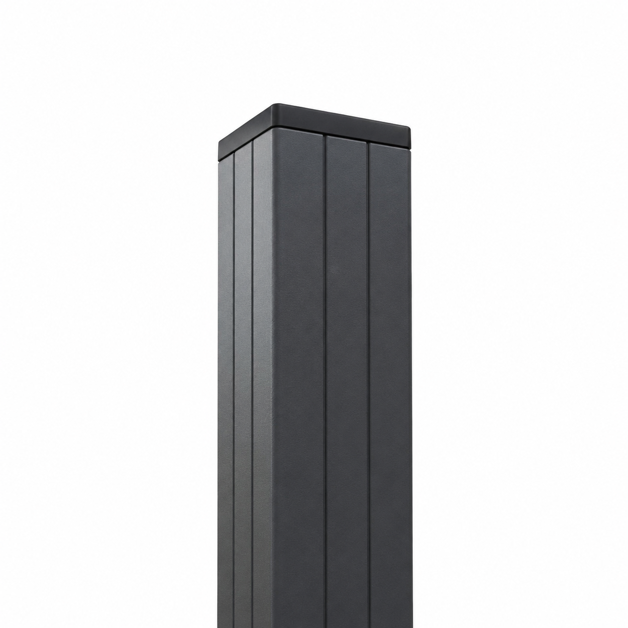 Aluminium Pfosten 6,8x6,8x270cm, anthrazit(einbetonieren)