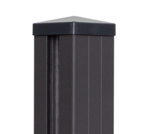 Torpfosten 9x9x240cm GroJaLumino Anthrazit(einbetonieren)