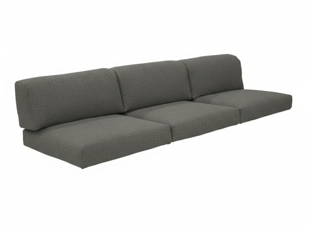 Zebra Belvedere 3-Sitzer Kissen-Set 3671 Tuva medium grey