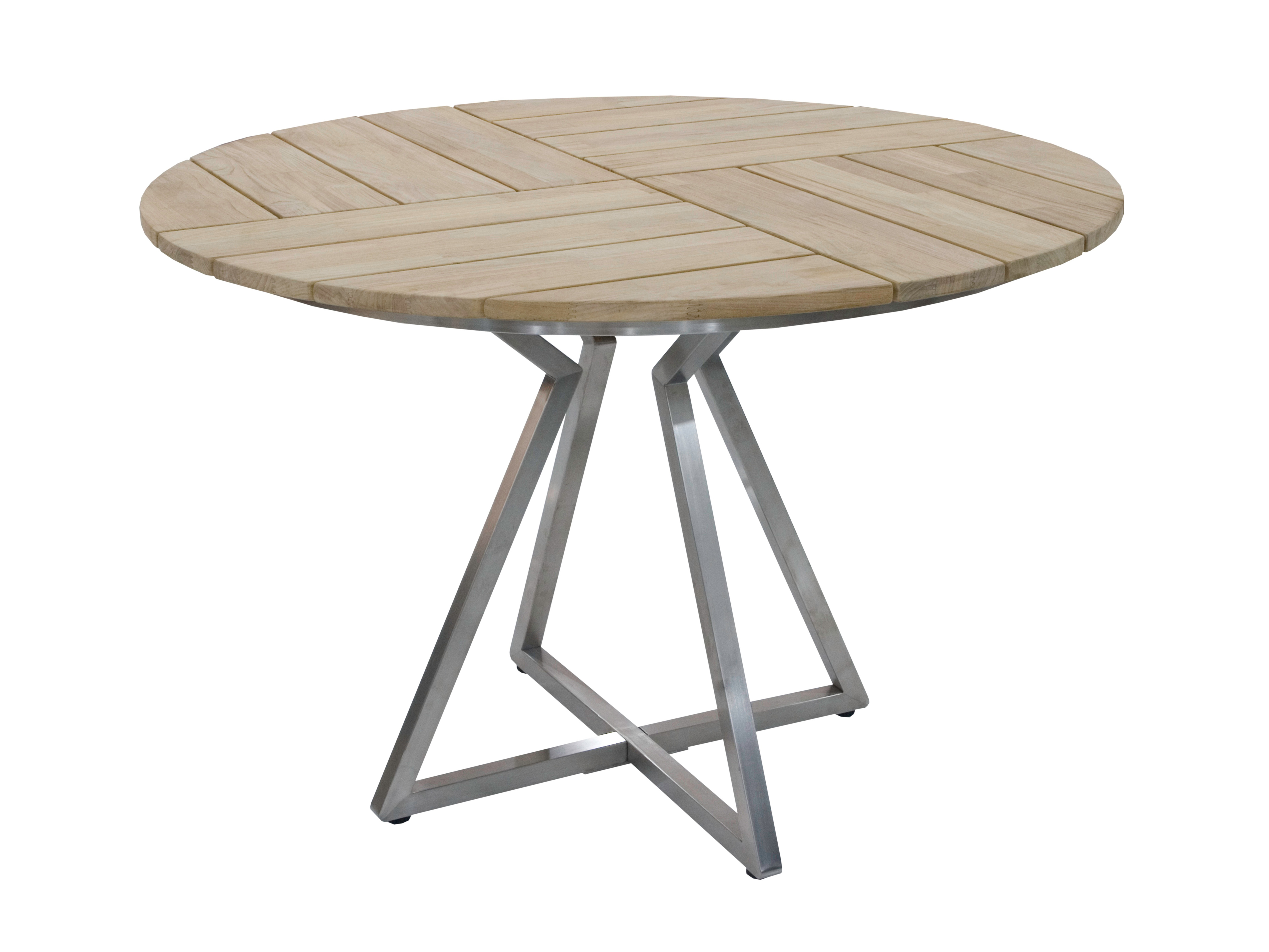 Zebra Triangel Tisch rund 110cm Zebra Triangel Tisch rund 110cm