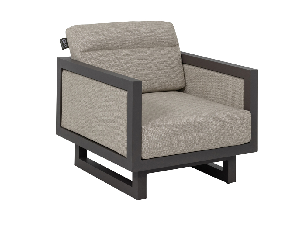 Apple Bee Santorini Loungesessel, Seiten gepolstert