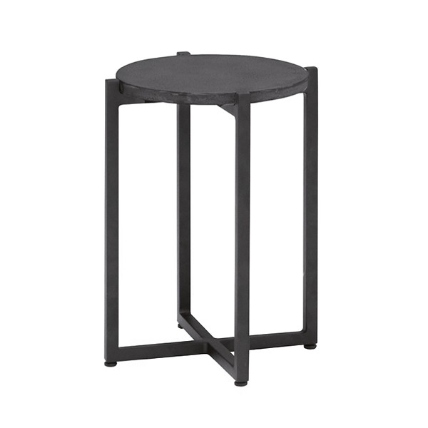 Apple Bee Soul Loungetisch 34cm, Gestell schwarz, Tischplatte bronze