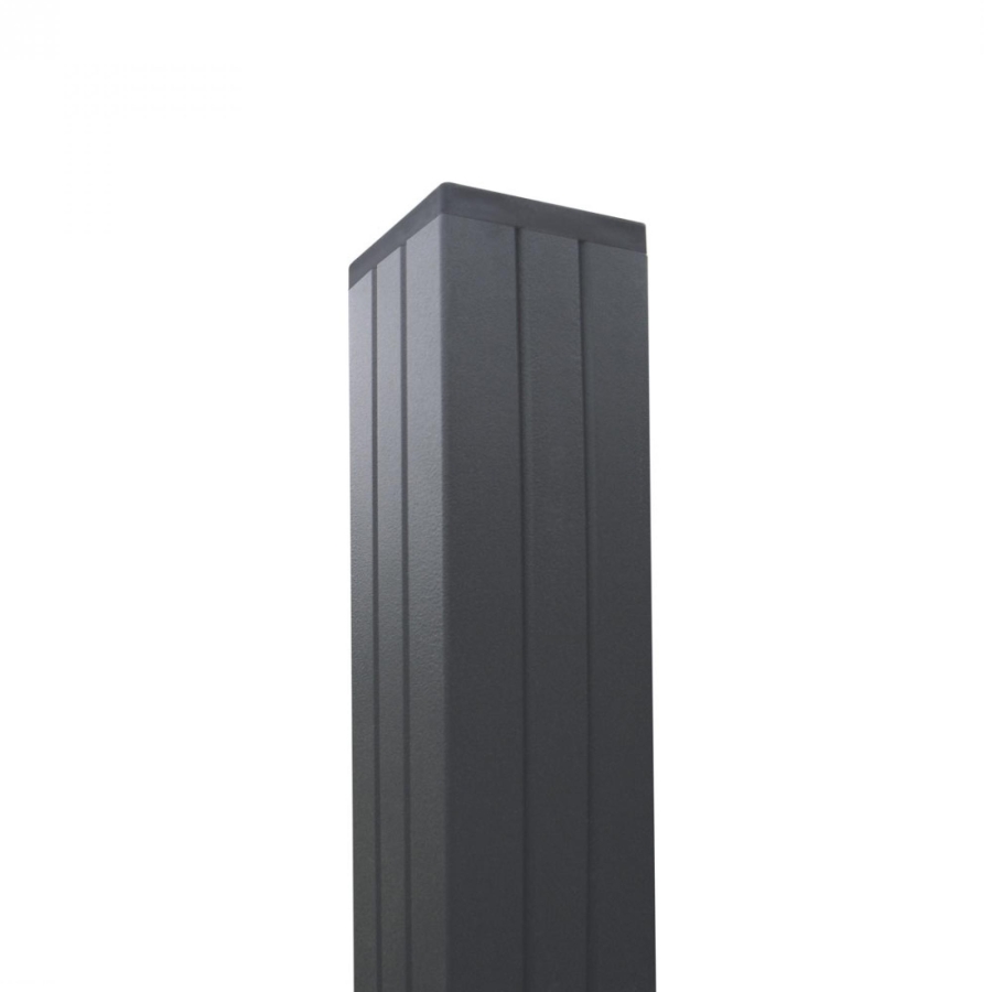 Aluminium Pfosten 6,8x6,8x270cm, anthrazit (einbetonieren) für Steckzaun