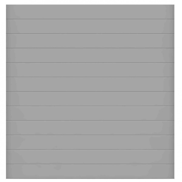 GrojaLumino Alu Steckzaun-Set 180x180cm silbergrau