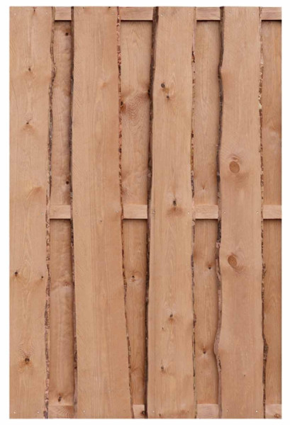 Bohlenzaun Natura Kiefer Lärchenoptik 120x180cm (Rustikal)