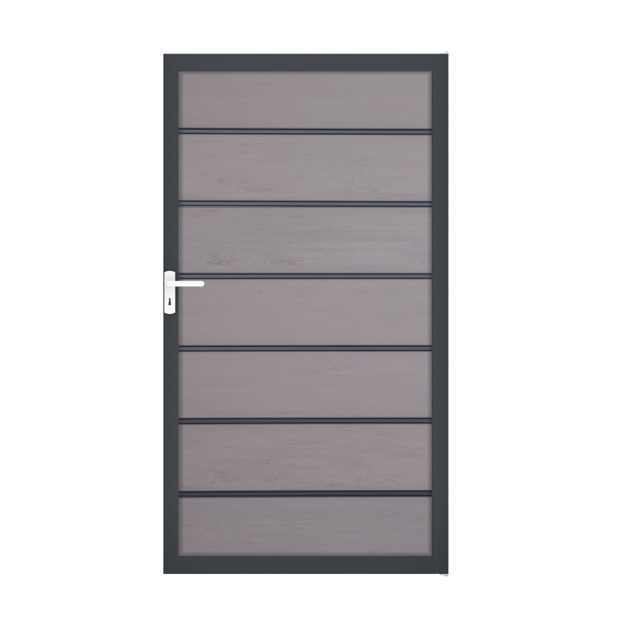 GrojaSolid Grande Premium BPC Universal Tor 100x180cm BiColor-Sand-Rahmen DB703