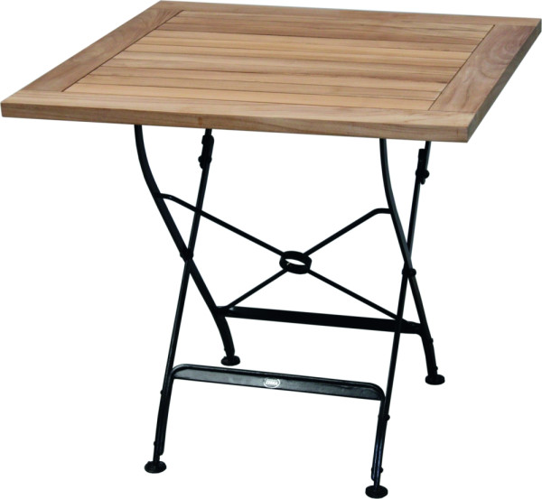 Zebra Florence Klapptisch quadratisch 80x80cm
