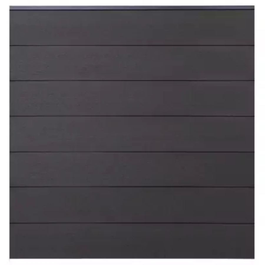 GrojaSolid Grande BPC Steckzaun-Set 180x180cm anthrazitgrau