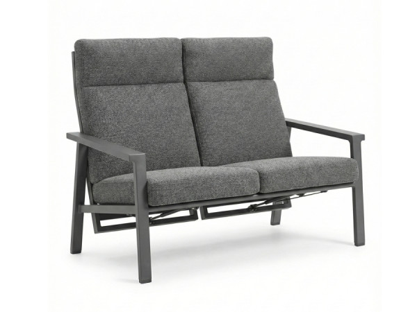 Royal Garden Focosa 2-Sitzer Sofa Rückenlehne verstellbar anthrazit